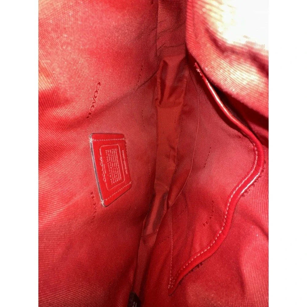 Coach Hobo Style Red - Picture 4 of 10